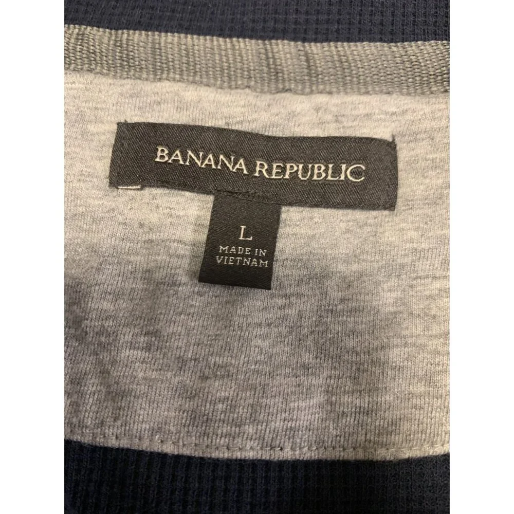 Banana Republic‎ Quarter Zip Knit Pullover Sweater Size L